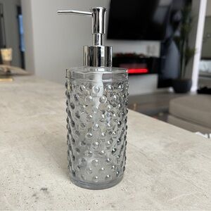 Elegant Gray Soap Dispenser